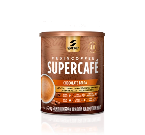 Lata Supercafé Desincoffee Chocolate Belga 220g