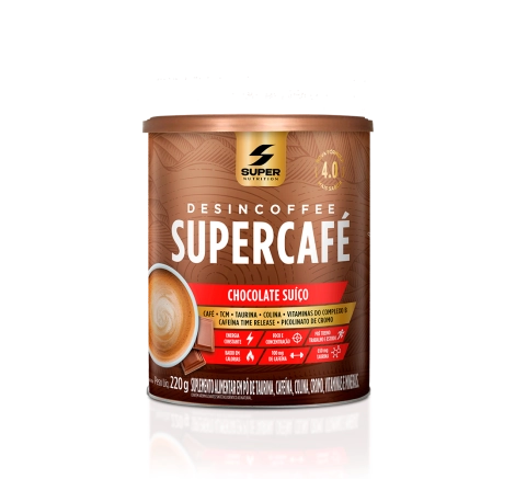 Lata Supercafé desincoffee Chocolate Suíço 220g