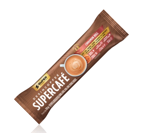 Stick Desincoffee Supercafé Cinnamon Roll inclinado