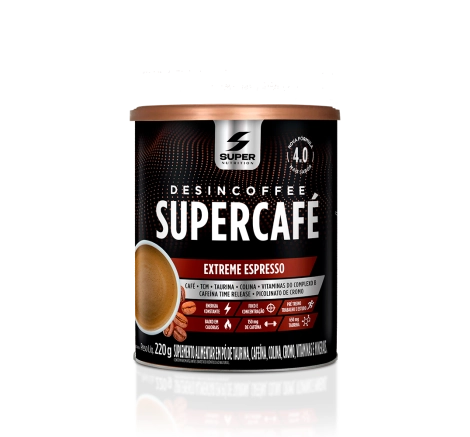 Lata Supercafé Desincoffee Extreme Espresso 220g