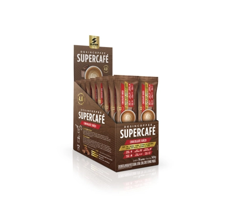 14 Sticks Supercafé Desincoffee Chocolate Suíço 10g