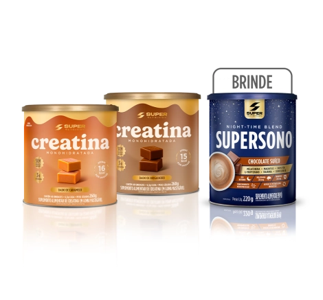 Combo 02 Dados de Creatina + Supersono (Brinde)