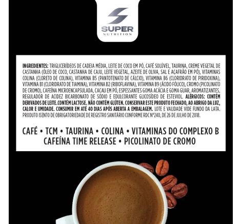 Ingredientes Supercafé Desincoffee Extreme Espresso 220g