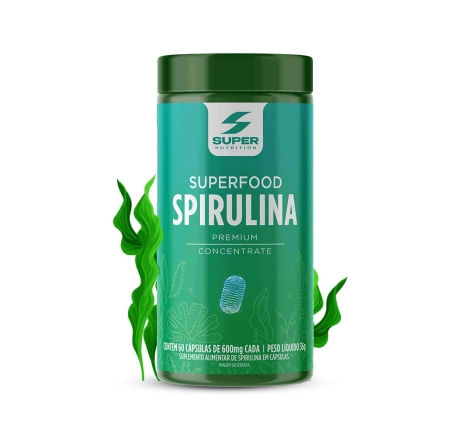 spirulina 60 cápsulas premium