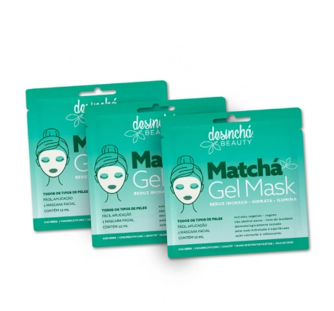 Kit 03 Matchá Gel Mask 