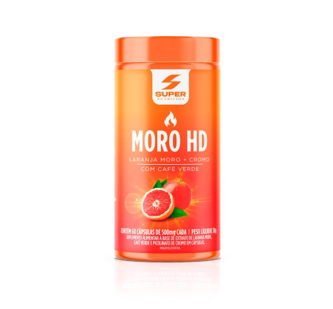 Super Moro HD Com Laranja Moro, Café verde e Cromo 60 cápsulas