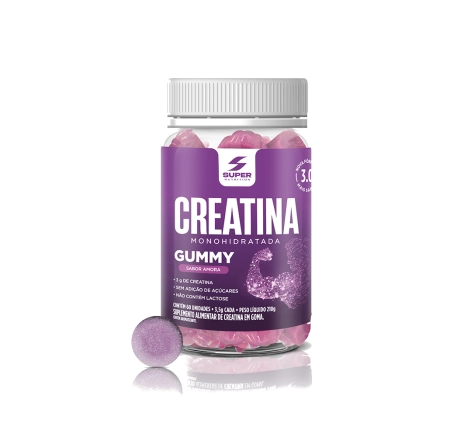 Super Gummy Creatina Amora (60 gomas)