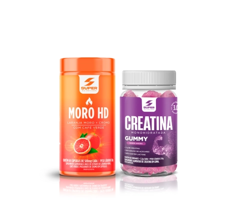 Moro HD Laranja Moro + Super Gummy Creatina Amora (60 gomas)