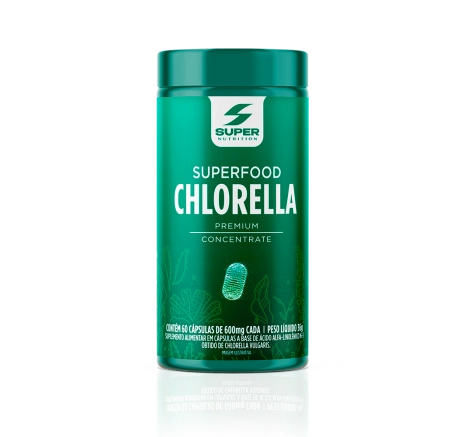 Superfood Chlorella 60 Cápsulas Concentradas frente