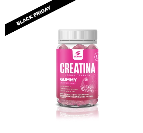 Super Gummy Creatina Sabor Tutti-Frutti (60 gomas)