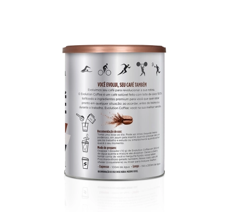 Desincoffee Supercafé Evolution Coffee Lata atrás