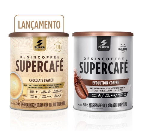 Supercafé - Compre 01 Chocolate Branco + 01 Evolution Coffee