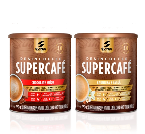 Supercafé - Compre 01 Chocolate Suíço + 01 Baunilha c/ Avelã
