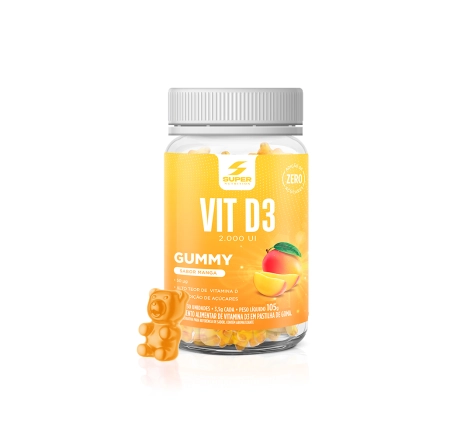 Gummy Vit D3 Sunshine Sabor Manga 30 gomas Gummy Vit D3 Sunshine Sabor Manga 30 gomas