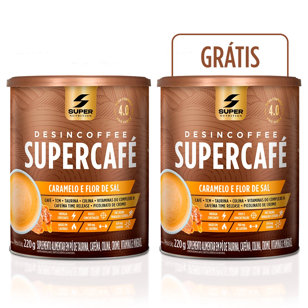 Desincoffee Supercafé Caramelo e Flor de Sal Compre 1 Leve 2