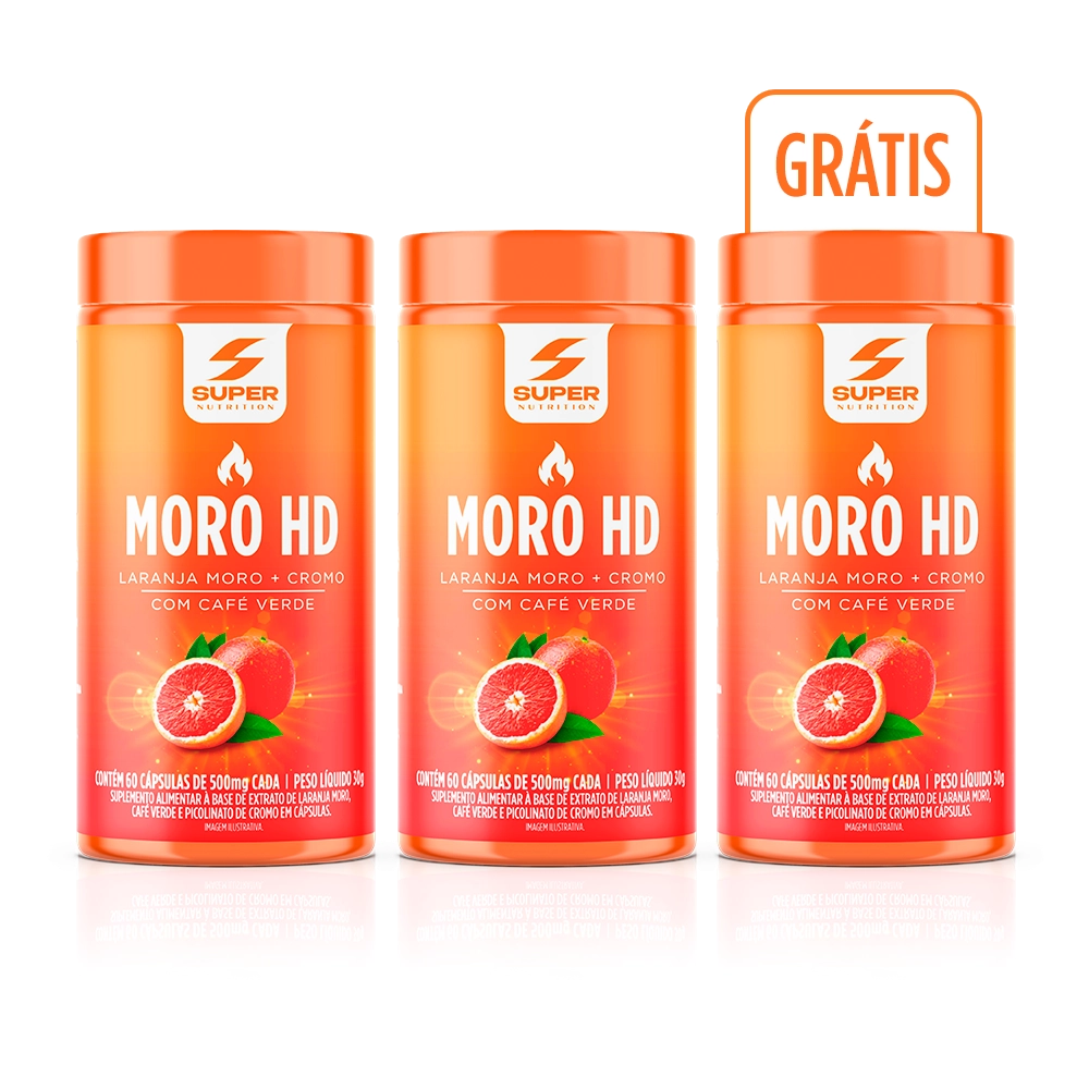 Suplemento Alimentar Moro HD - Compre 2 Leve 3 | Desinchá