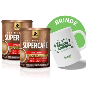 Compre 02 Supercafés Chocolate Suíço, Ganhe 01 Caneca de Brinde
