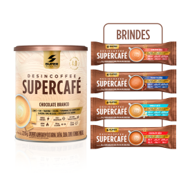 Blend de SUPERCAFÉ: 01 Chocolate Branco + 04 Sticks