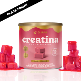 Caramelo de Creatina Sabor Morango (40 unidades) 