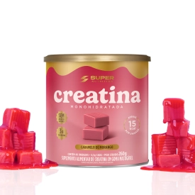 Dado de Creatina Sabor Morango Super Nutrition (40 unidades)