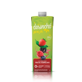 Chá Gelado Frutas Vermelhas Desinchá Pra Já (1 litro)