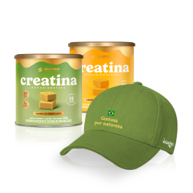 Combo Caramelos de Creatina: Maracujá + Limão + Boné Exclusivo