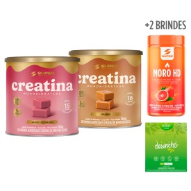 Combo Definição Inteligente (Creatinas Caramelo e Morango + 2 Brindes)