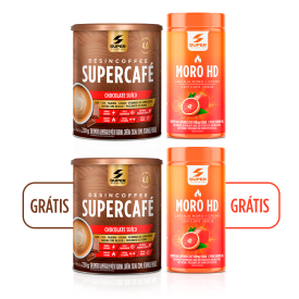 Combo Em Dobro: Supercafé Chocolate Suíço + Moro HD