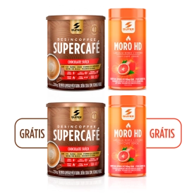 Combo Em Dobro: Supercafé Chocolate Suíço + Moro HD