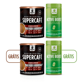 Combo Em Dobro: Supercafé Extreme + Active Boost  Combo Em Dobro: Supercafé Extreme + Active Boost