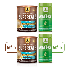 Combo Em Dobro: Supercafé Vanilla + Active Boost