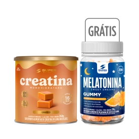 Compre 01 Caramelo de Creatina, Ganhe 01 Melatonina Gummy