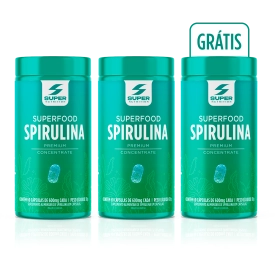 kit 3 Superfood Spirulina 60 cápsulas