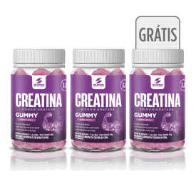 Compre 2 Leve 3 Super Gummy Creatina Sabor Amora