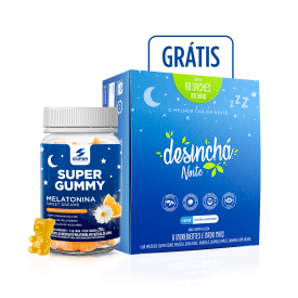 Compre Super Gummy Melatonina e Ganhe Desinchá Noite