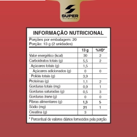 Dado de Creatina Sabor Brigadeiro Super Nutrition (40 unidades)
