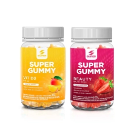 Desin Gummies Hair Skin Glow + Sunshine VIT D3