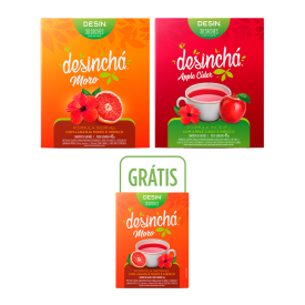Desinchá Laranja Moro + Apple Cider (30 sachês) + Brinde