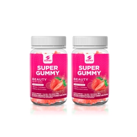 kit 2 Beauty Gummy - Hair Skin Cabelo e Pele Sabor Morango (30 gomas)