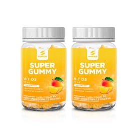 kit 02 Gummy Vit D3 Sunshine Sabor Manga 30 gomas