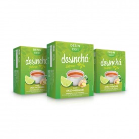 Kit 03 Desinchá Limão com Gengibre