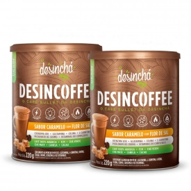 Combo de Desincoffee sabor Caramelo com Flor de Sal, dois produtos pelo preço de um.