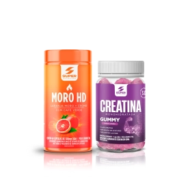 Moro HD Laranja Moro + Super Gummy Creatina Amora (60 gomas)