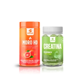 Moro HD Laranja Moro + Super Gummy Creatina Uva Verde (60 gomas)