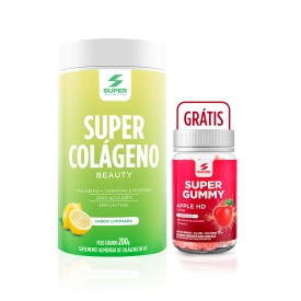 Compre 1 Super Colágeno Beauty e Ganhe 1 Super Gummy Apple HD