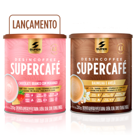 Supercafé - Compre 01 Chocolate Branco com Morango + 01 Baunilha c/ Avelã
