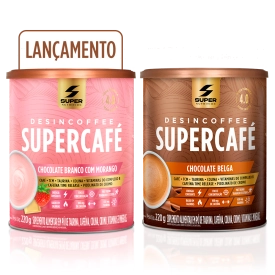 Supercafé - Compre 01 Chocolate Branco com Morango + 01 Chocolate Belga