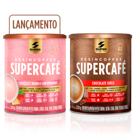 Supercafé - Compre 01 Chocolate Branco com Morango + 01 Chocolate Suíço