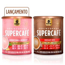 Supercafé - Compre 01 Chocolate Branco com Morango + 01 Chocolate Suíço